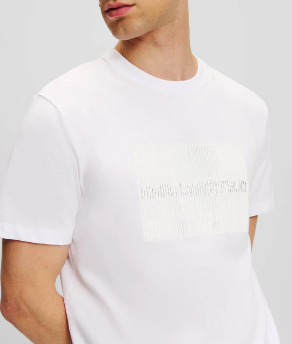 KARL LAGERFELD OPTICAL ILLUSION T-SHIRT