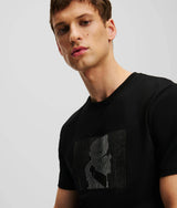 KARL LAGERFELD OPTICAL ILLUSION T-SHIRT