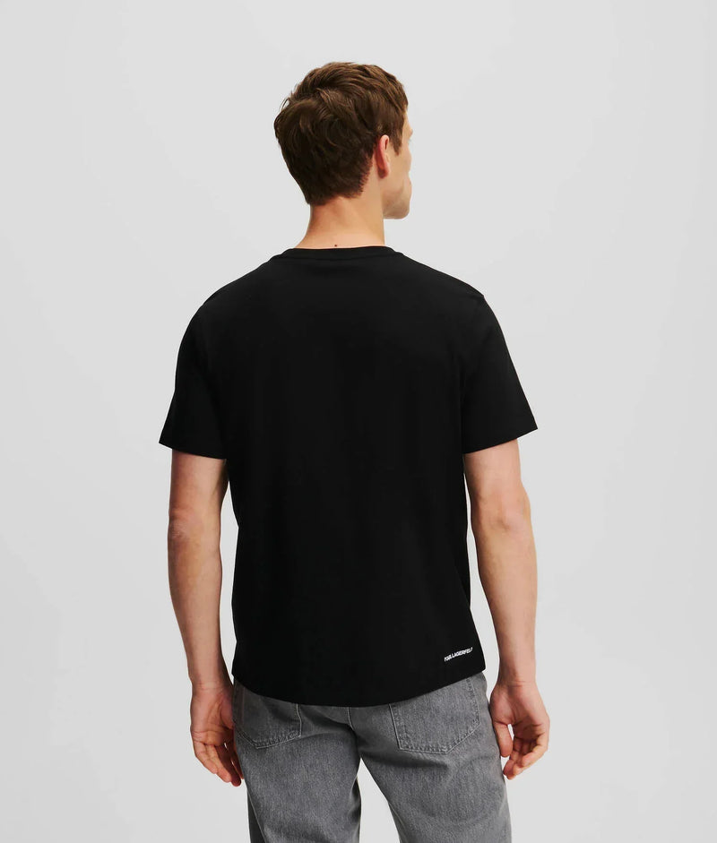 KARL LAGERFELD OPTICAL ILLUSION T-SHIRT
