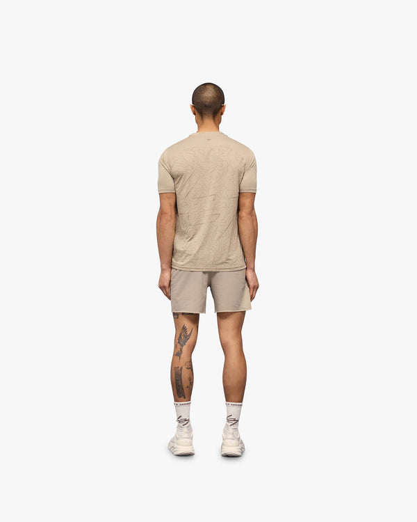 247 Contour Run T-Shirt - Pebble