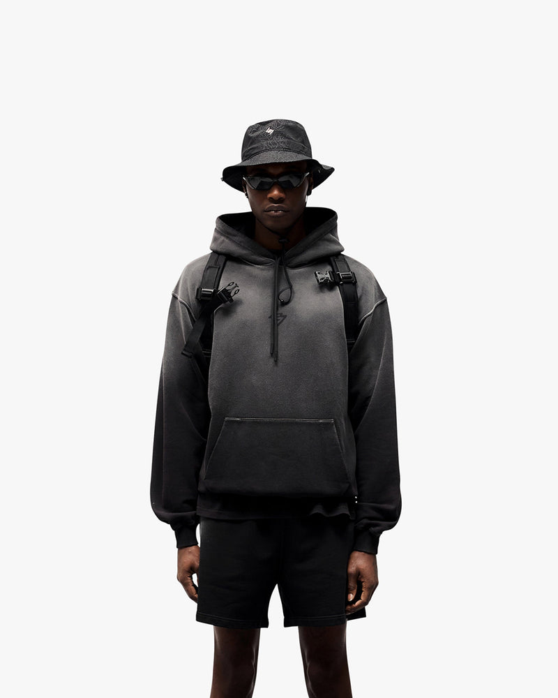 247 Motion Oversized Hoodie  - Black
