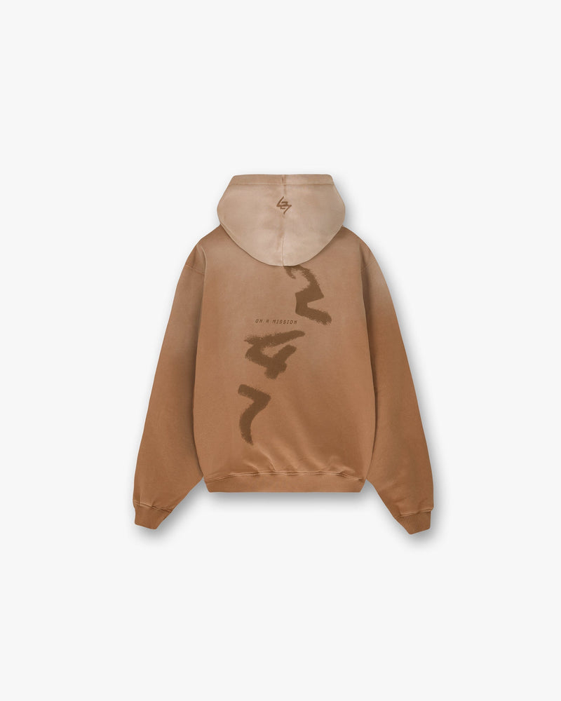 247 Motion Oversized Hoodie - Rust