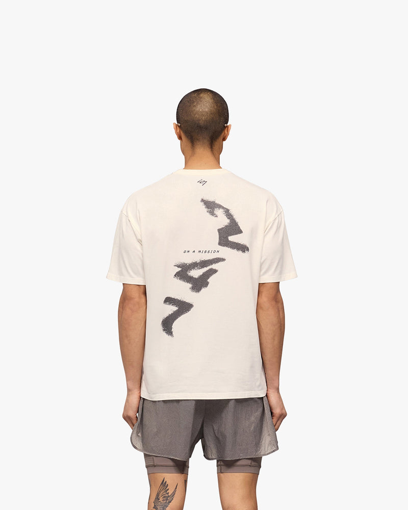 247 Motion Oversized T-Shirt - Flat White