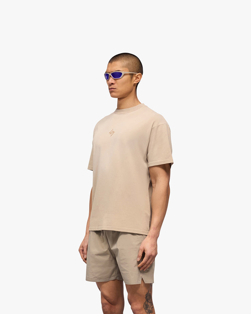 247 Motion Oversized T-Shirt - Pebble