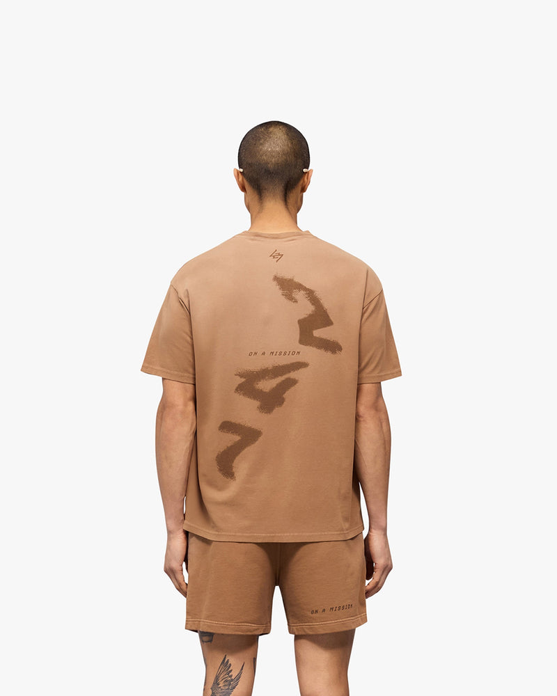 247 Motion Oversized T-Shirt - Rust