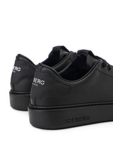 Iceberg Low-Top Black Sneakers With XL Sole