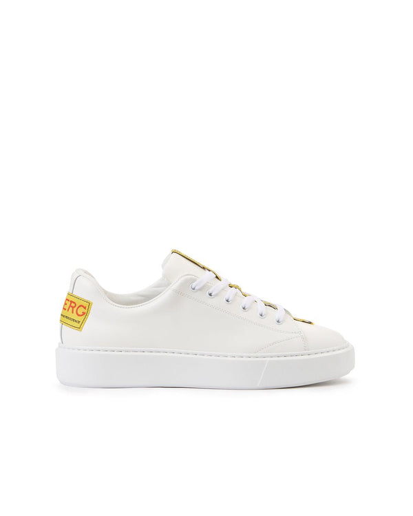 Iceberg Low-Top White Sneakers With XL Sole