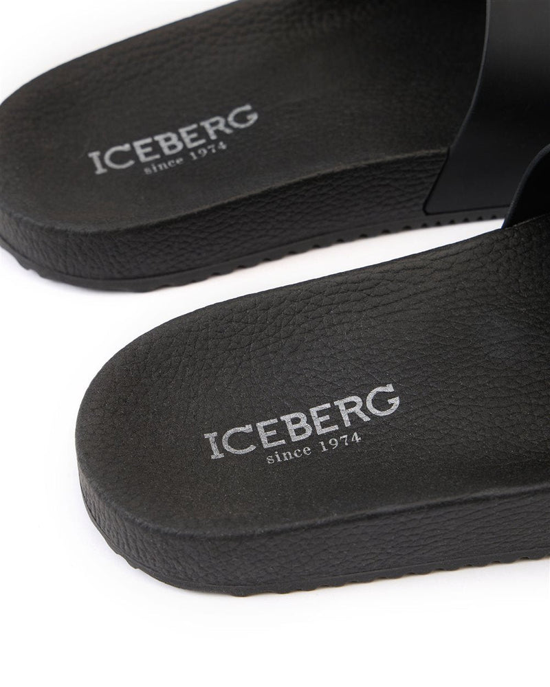 Iceberg Black Slides Comfort Timeless