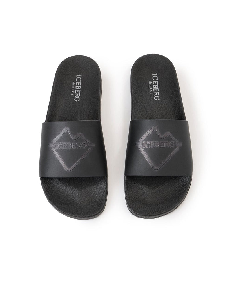 Iceberg Black Slides Comfort Timeless