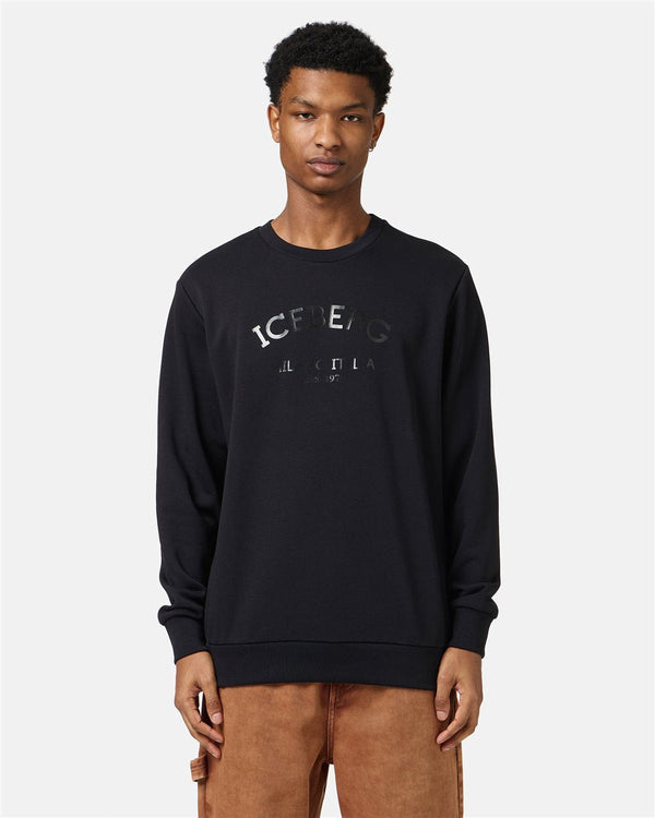 Iceberg Crewneck Slim Fit Sweatshirt With Iceberg Logo