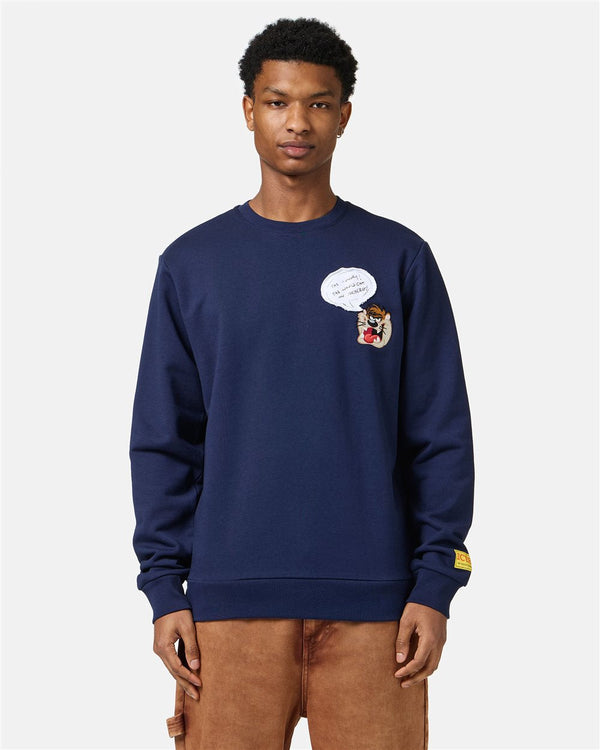 Iceberg Classic Regular Fit Crewneck Sweatshirt With Looney Tunes Detail