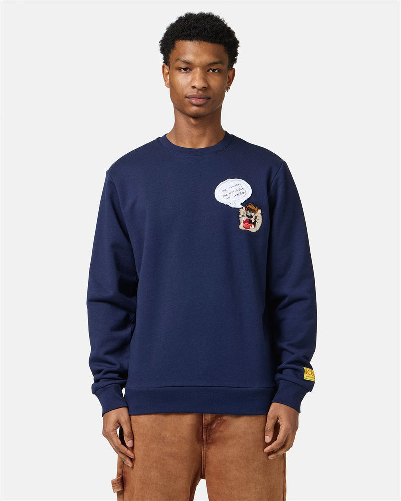 Iceberg Classic Regular Fit Crewneck Sweatshirt With Looney Tunes Detail