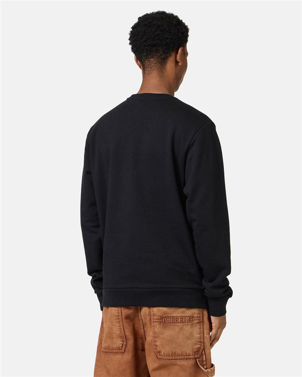 Iceberg Classic Regular Fit Crewneck Sweatshirt With Looney Tunes Detail