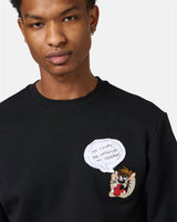 Iceberg Classic Regular Fit Crewneck Sweatshirt With Looney Tunes Detail