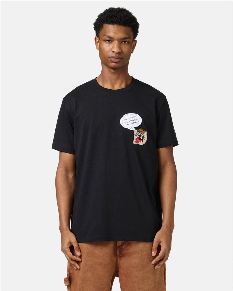 Iceberg Black Classic Regular Fit Cotton Jersey T-shirt