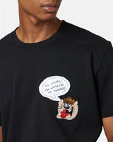 Iceberg Black Classic Regular Fit Cotton Jersey T-shirt