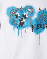 Iceberg Classic Regular Fit White Cotton Jersey T-shirt