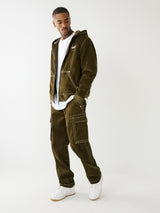 True Religion Big T Cargo Pants Corduroy Kalamata