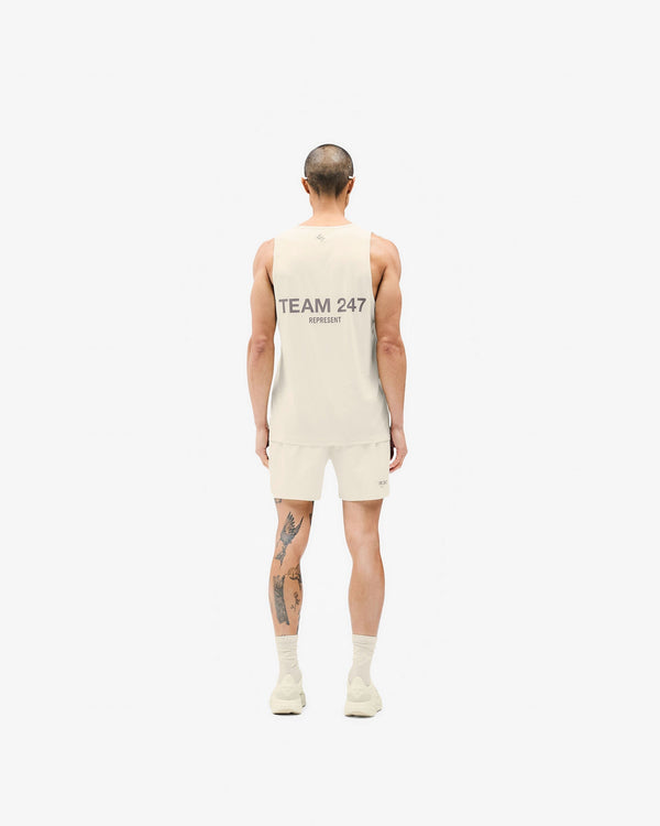 Team 247 Run Vest - Cream