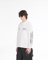 Represent X Metallica Local Crew Long Sleeve T-Shirt - Flat White