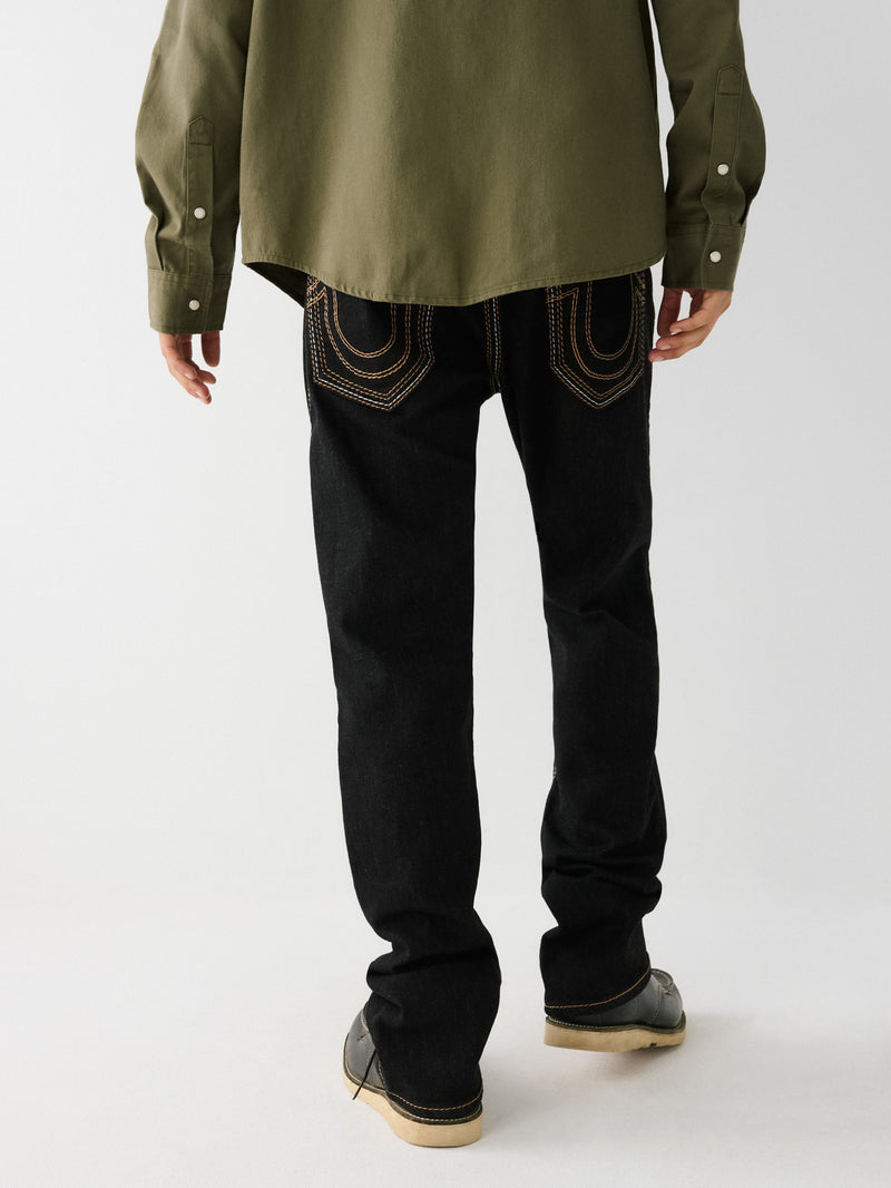 True Religion Jeans Ricky No Flap Black Rinse