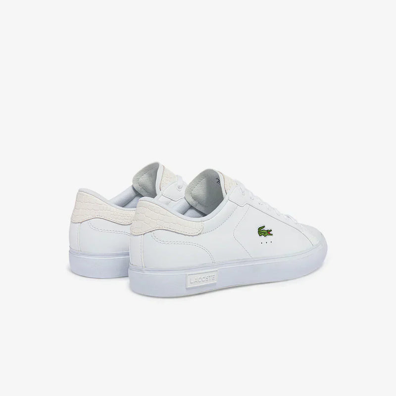 Lacoste Powercourt Burnished Leather Trainers