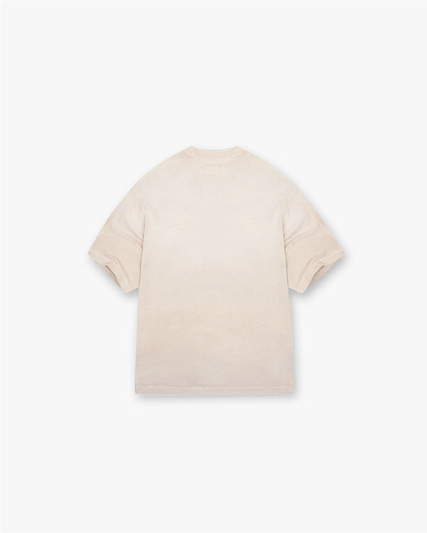Stepped Hem T-Shirt - Oat