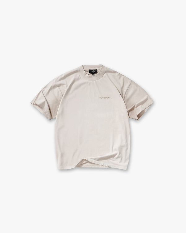 Metal Block Logo T-Shirt - Concrete