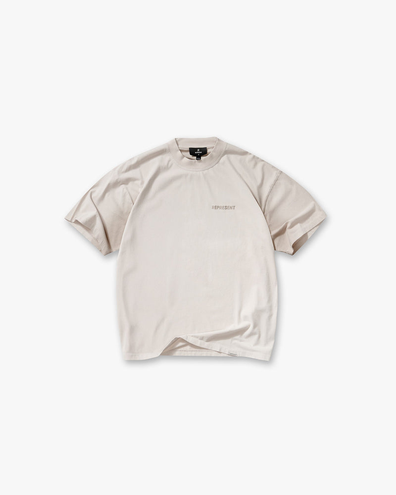 Metal Block Logo T-Shirt - Concrete