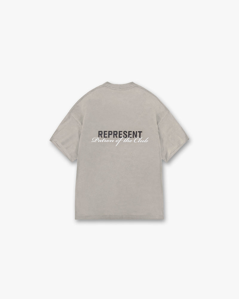 Patron Of The Club T-Shirt - Mudstone