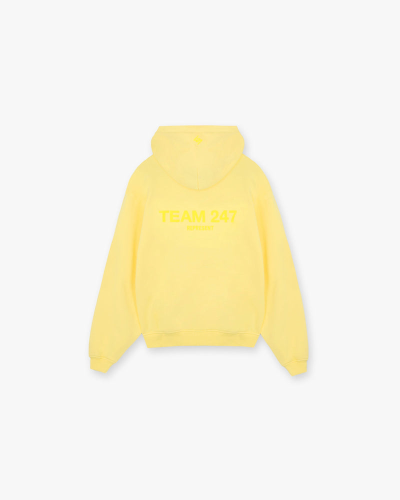 Team 247 Oversized Hoodie - Lemon
