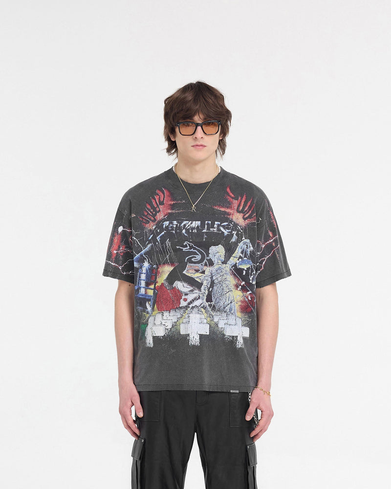 Represent X Metallica Master Of Puppets T-Shirt - Vintage Grey
