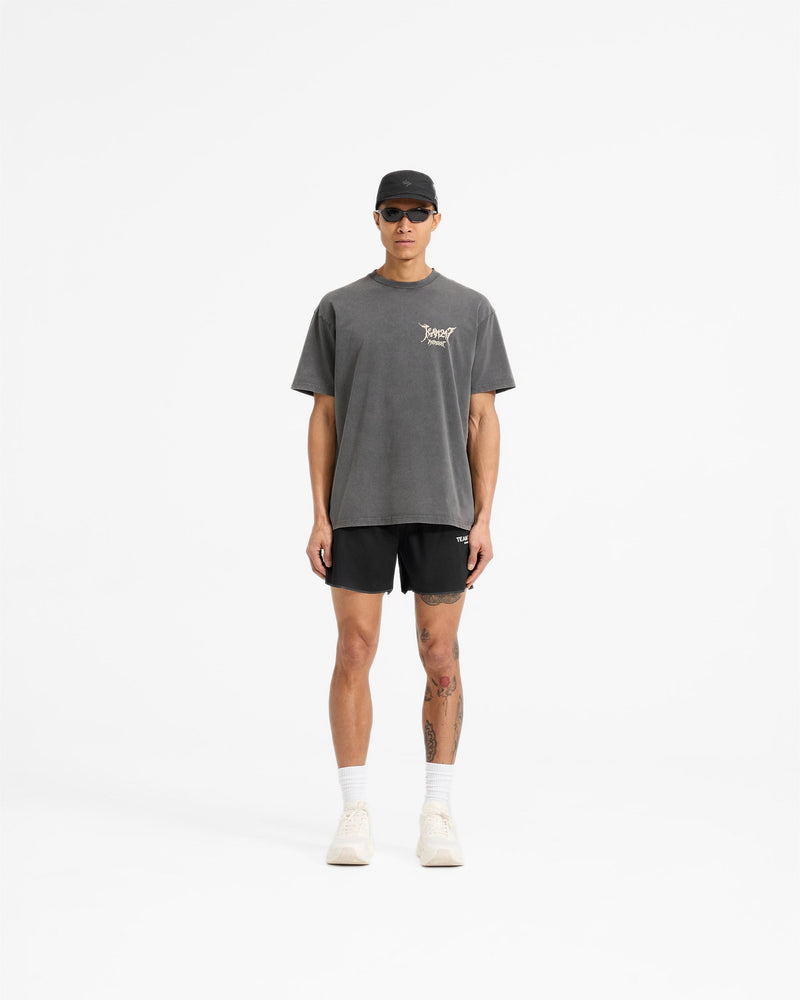 Team 247 X END Oversized T-Shirt - Washed Grey