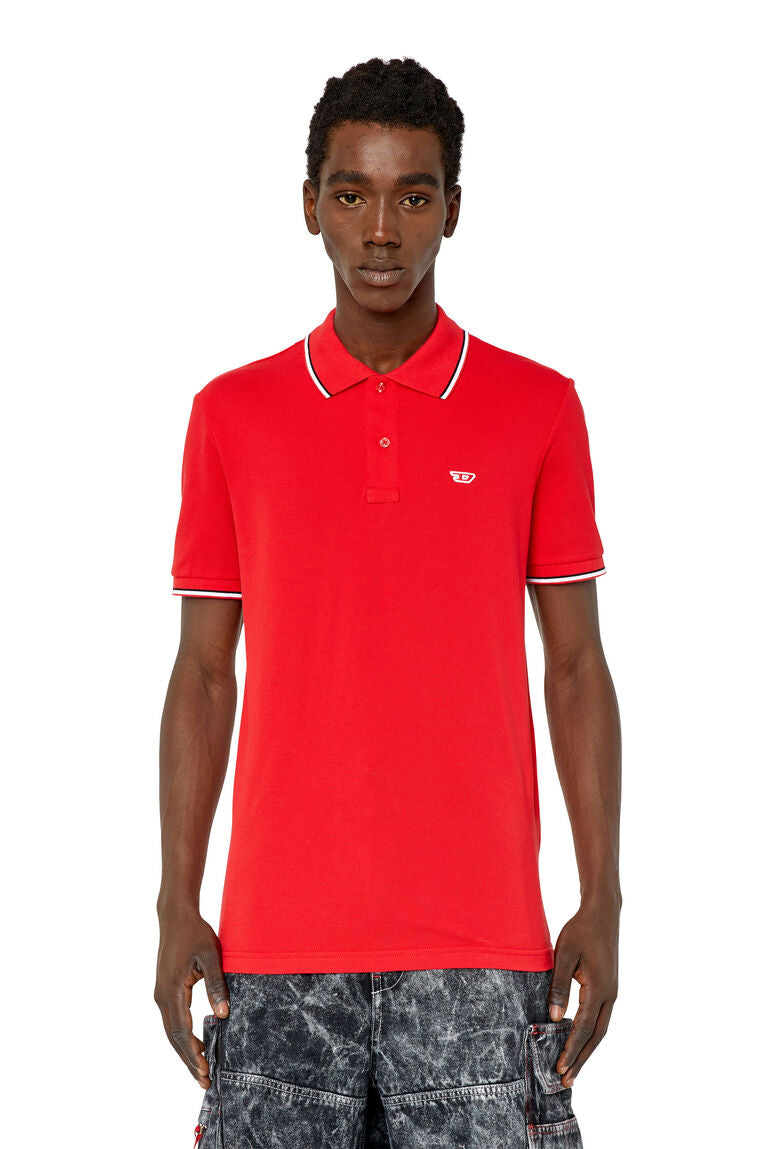 Diesel t-ferry-microdiv Polo shirt with micro Diesel embroidery