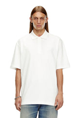 Diesel t-vort-megoval-d Polo shirt with maxi oval D embroidery