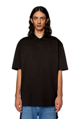 Diesel t-vort-megoval-d Polo shirt with maxi oval D embroidery