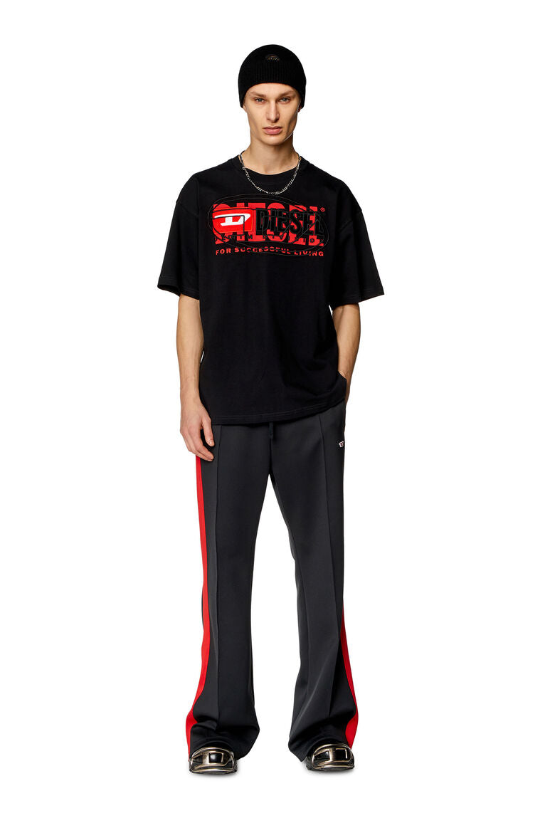 Diesel t-boxt T-shirt with layered logos