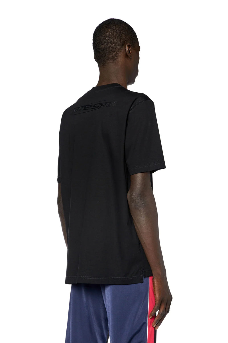 Diesel Logo-print T-shirt in mercerised cotton