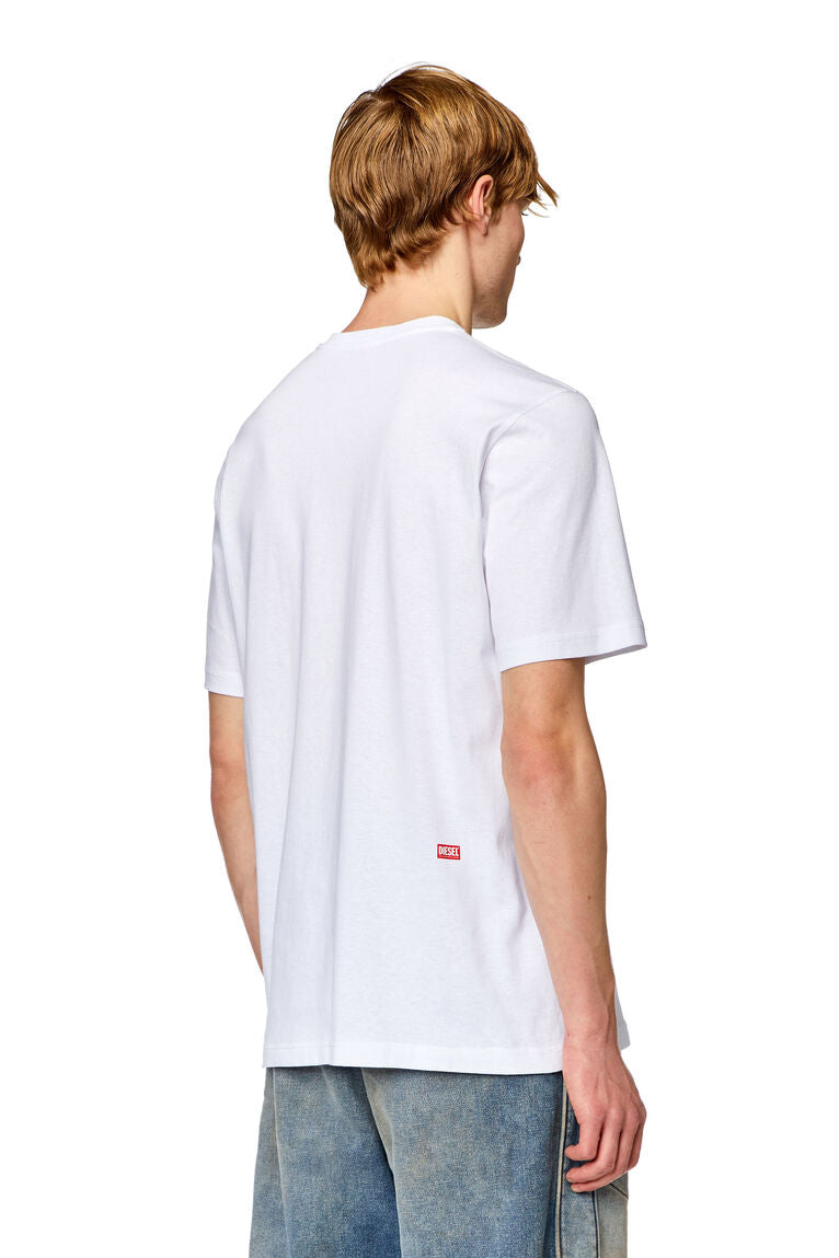 Diesel t-just-n11 T-shirt with photo print logo