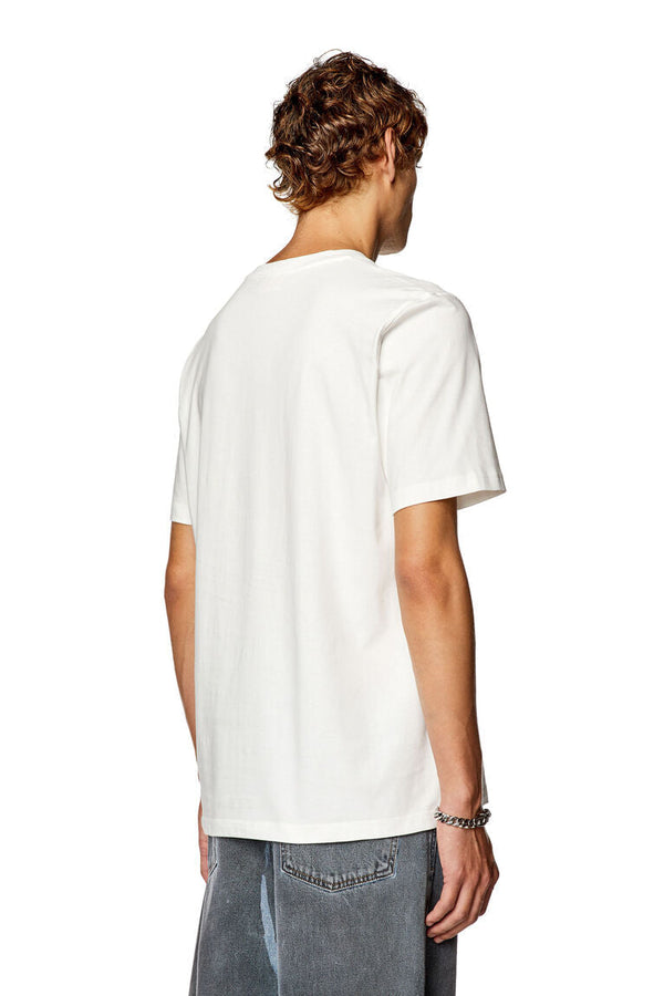 Diesel t-just-n18 T-shirt with Diesel bag print