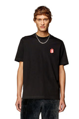 Diesel t-just-n18 T-shirt with Diesel bag print