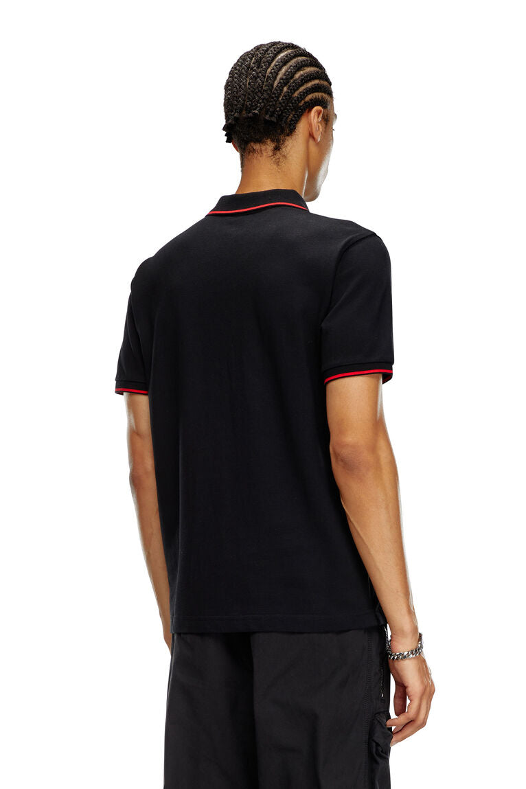 Diesel t-ferry-microdiv Polo shirt with micro Diesel embroidery