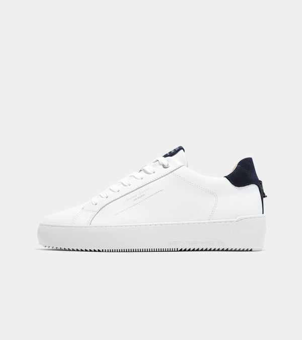 Android Homme Zuma White Navy Leather Hardware AHP224-26
