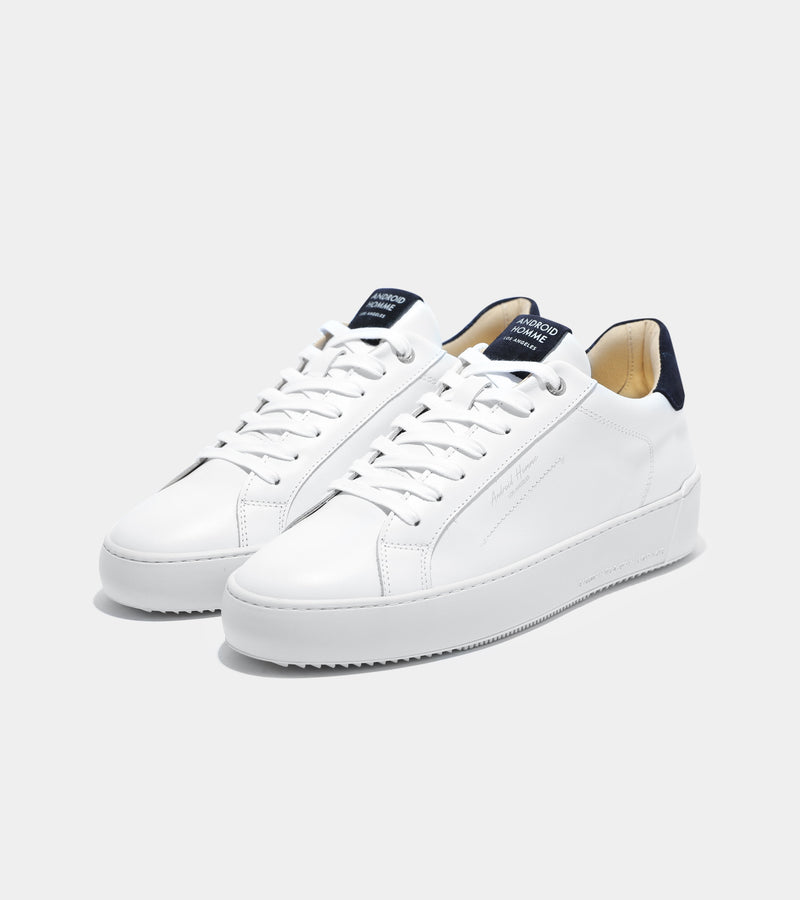Android Homme Zuma White Navy Leather Hardware AHP224-26