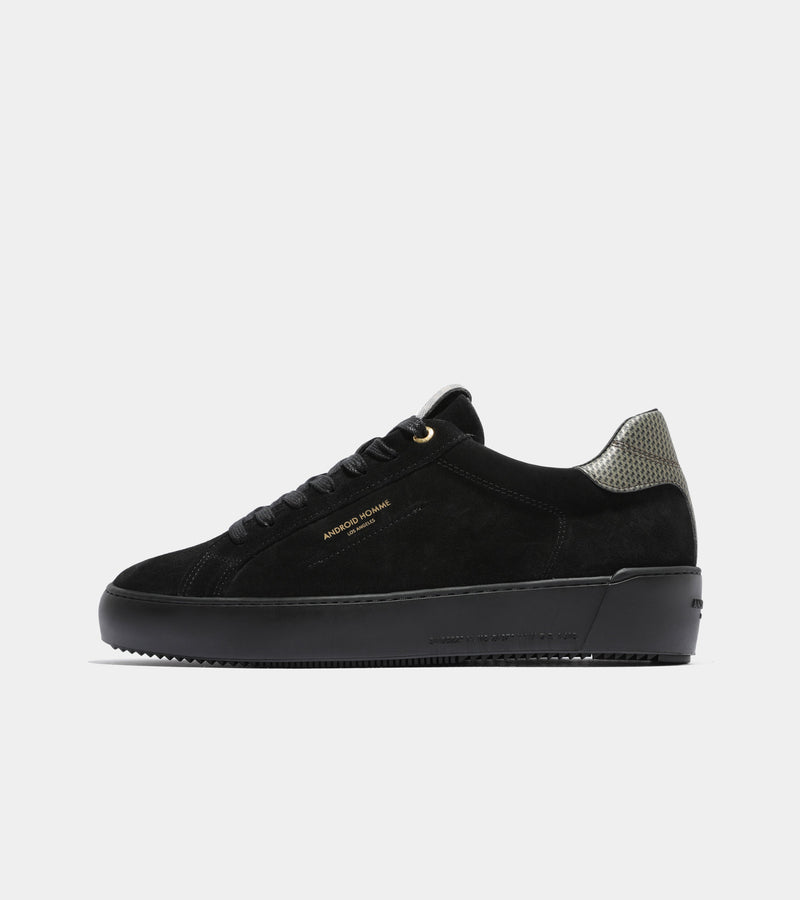 Android Homme Zuma Black Suede Gold Carbon Fibre AHP231-66