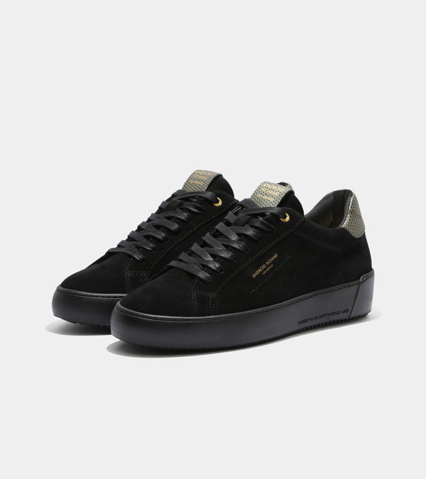 Android Homme Zuma Black Suede Gold Carbon Fibre AHP231-66