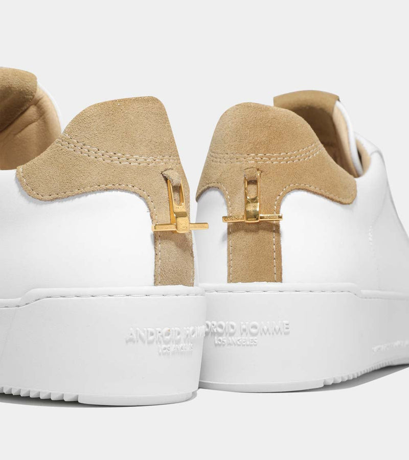 Android Homme Zuma White Beige Leather Hardware AHP231-67