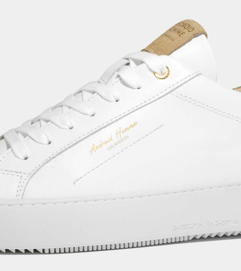 Android Homme Zuma White Beige Leather Hardware AHP231-67