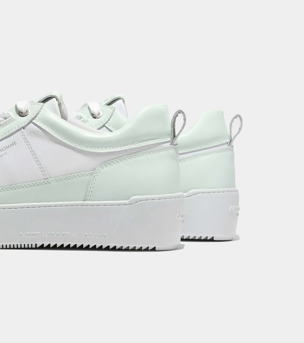 Android Homme Point Dume Low White Blue UV-Coated Leather AHP234-44