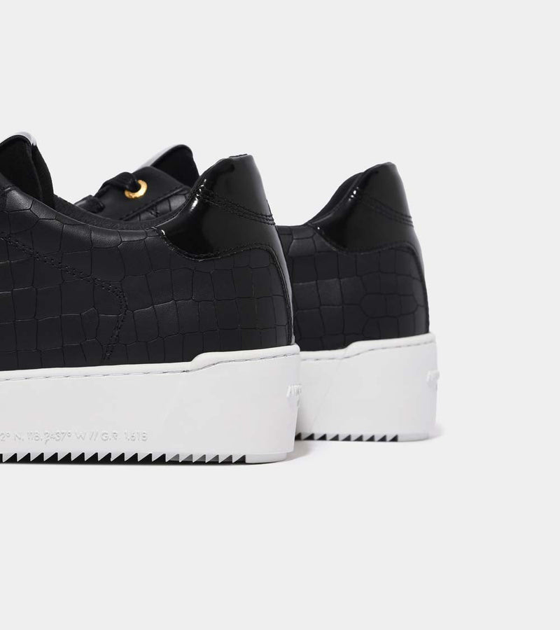 Android Homme Zuma Black Caiman Croc AHP213-08